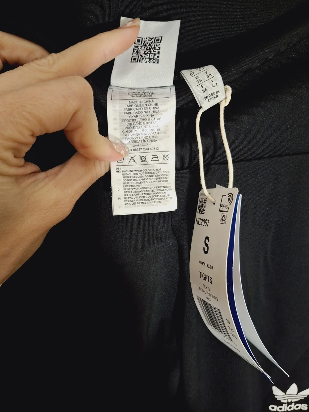 adidas Women's Black High-Waist Leggings NWT - Picture 3 of 7